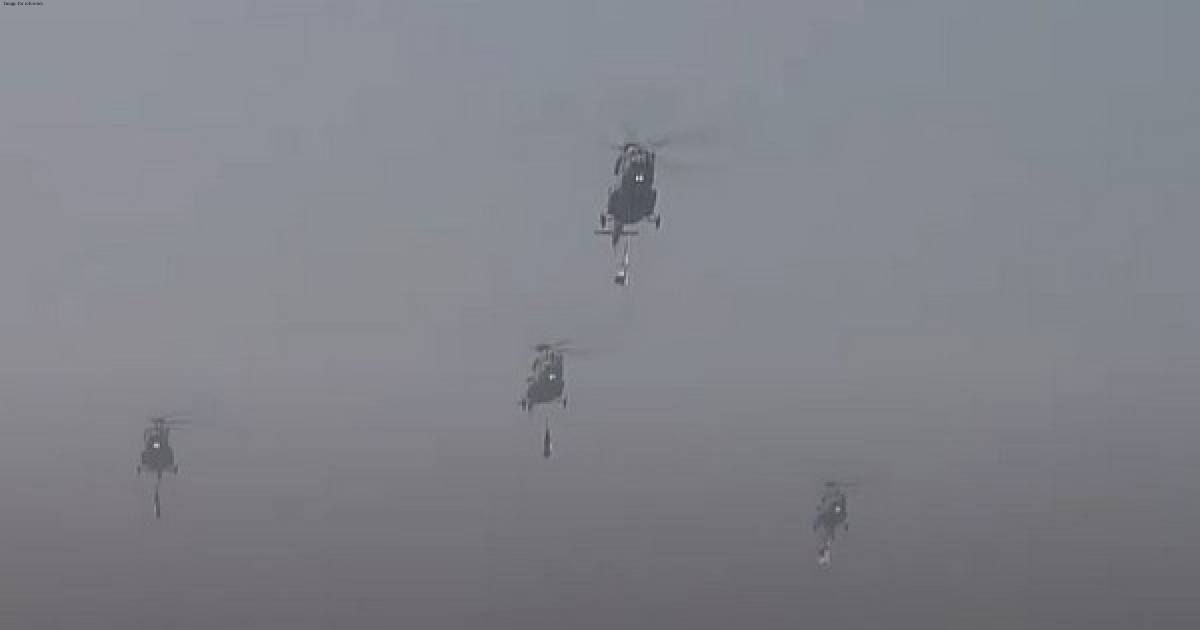 Republic Day: Mi-17 IV helicopters shower flower petals on audience present at Kartavya Path